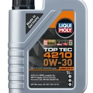 Dostępne od ręki OLEJ LQM 0W-30 TOPTEC 4210 1L