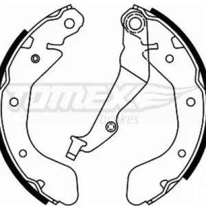 Zestaw szczęk hamulcowych TOMEX BRAKES TX 21-93 Łatwy zwrot