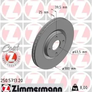 Do wyczerpania zapasów Tarcza hamulcowa ZIMMERMANN 250.5713.20