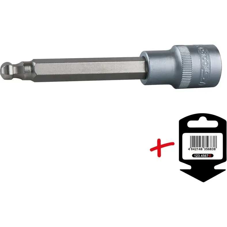 Zniżka NASADKA 1/2 Z GROTEM KULOWYM, 7MM DŁUGA