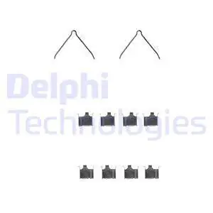 Zestaw montażowy klocków hamulcowych DELPHI LX0229 126116600 Szybka dostawa
