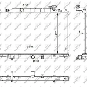 Chłodnica silnika NRF 59206 PE0115200A Cena promocyjna