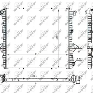 Ostatnie sztuki Chłodnica silnika NRF 59145 2H0121253A